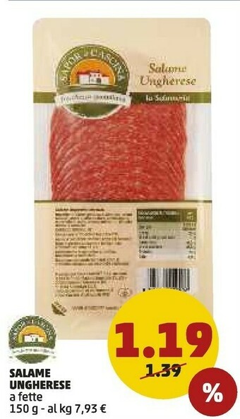 PENNY La Cuor Di Cascina Salame Ungherese offerta