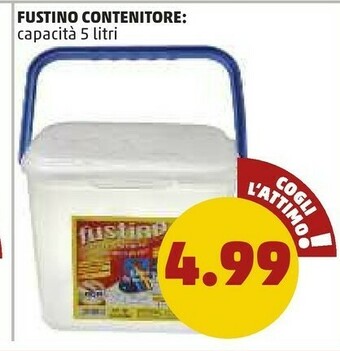 PENNY Fustino Contenitore 5 L offerta