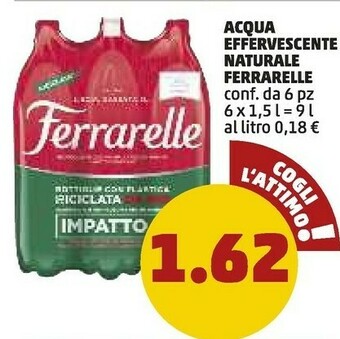 PENNY Ferrarelle Acqua Minerale Effervescente Naturale offerta
