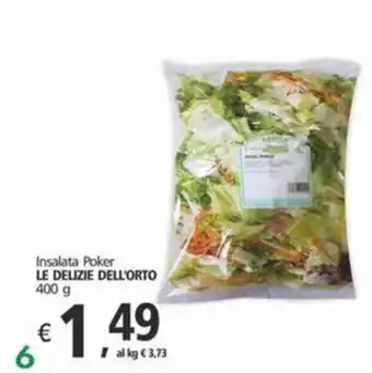 Alter Discount Insalata Poker LE DELIZIE DELL'ORTO 400 g offerta