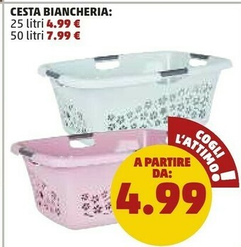 Cesta Biancheria 25 L