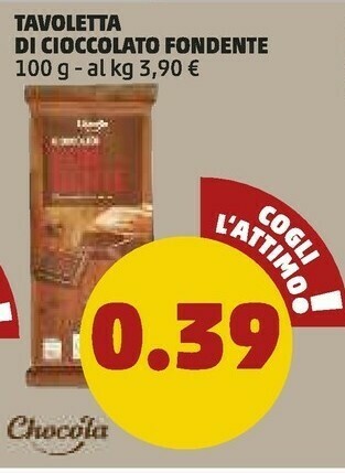 PENNY Chocola Tavoletta Di Cioccolato Fondente offerta