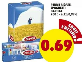 PENNY Barilla Penne Rigate offerta
