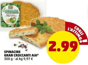 PENNY Aia Spinacine Classica 300 G(ml) offerta