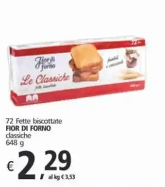 Alter Discount 72 Fette biscottate FIOR DI FORNO classiche 648 g offerta