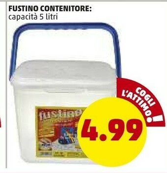 PENNY Fustino Contenitore 5 L offerta