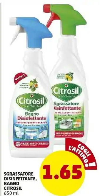 PENNY Citrosil Bagno Disinfettante 650 Ml offerta