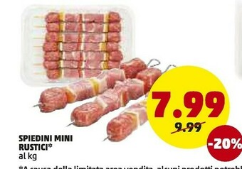 PENNY Spiedini Mini Rustici offerta