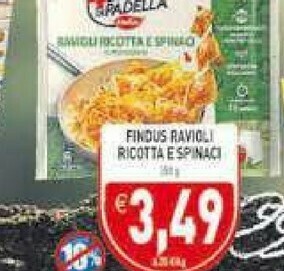 Gros Findus Ravioli Ricotta E Spinaci offerta
