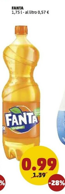 PENNY Coca-Cola - Fanta Aranciata 1750 G(ml) offerta
