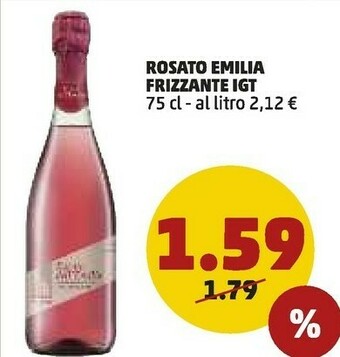 PENNY Rosato Emilia Frizzante Igt offerta