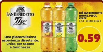 PENNY San Benedetto The Verde Con Aloe Vera 1500 G(ml) offerta