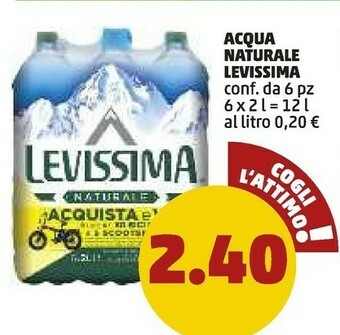 PENNY Levissima Acqua Minerale Naturale offerta