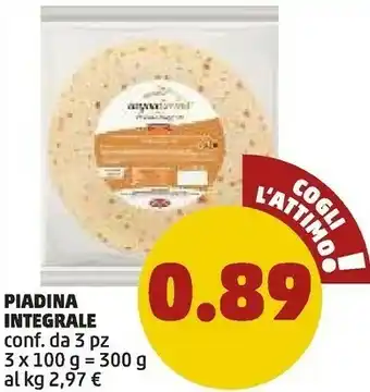 PENNY Piadina Integrale 300 G offerta