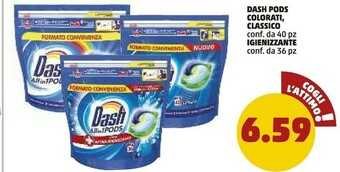 PENNY Dash Pods Classico 40 Pezzi offerta