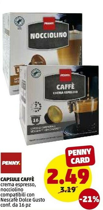 PENNY Penny Market Capsule Caffe offerta