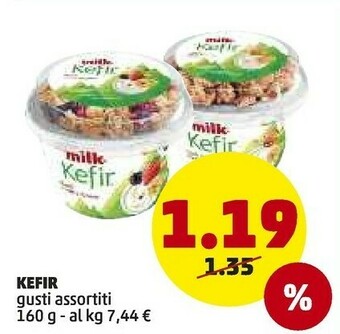 PENNY Milk - Kefir Muesli Croccante Alla Nocciola 160 G(ml) offerta