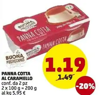 PENNY La buona pasticceria Panna Cotta Al Caramello offerta