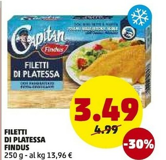 PENNY Findus Filetti Di Platessa Alla Mugnaia 250 G(ml) offerta