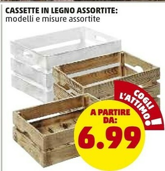 PENNY Cassette In Legno offerta