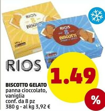 PENNY Rios Biscotto Gelato offerta