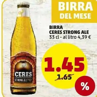 PENNY Ceres Birra Strongale 330 G(ml) offerta