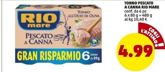 PENNY Rio Mare Tonno Pescato A Canna offerta