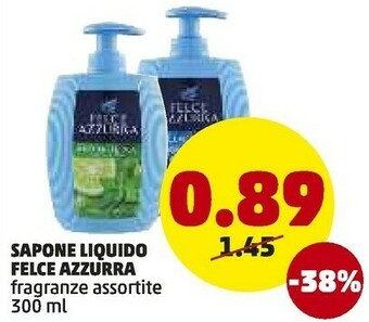 PENNY Felce Azzurra Sapone Liquido offerta