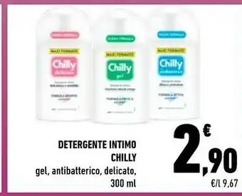 Conad Chilly Detergente Intimo Gel / Antibatterico / Delicato offerta
