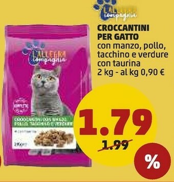 PENNY Croccantini Per Gatto offerta