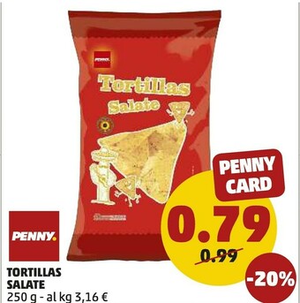 PENNY Penny - Tortillas Salate 250 G(ml) offerta