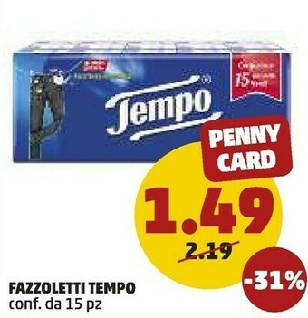 PENNY Tempo Fazzoletti offerta