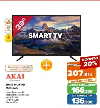 Expert Akai AKTV3923S offerta