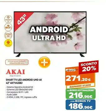 Expert Akai AKTV4338J offerta
