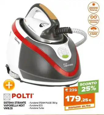 Expert Polti Sistema Stirante VN18.35 offerta