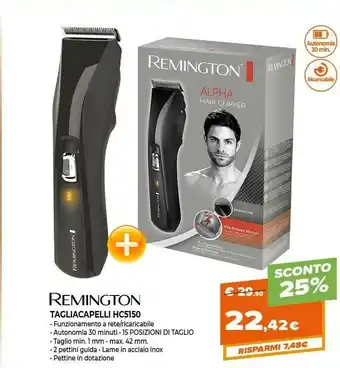 Expert Remington Tagliacapelli HC5150 offerta