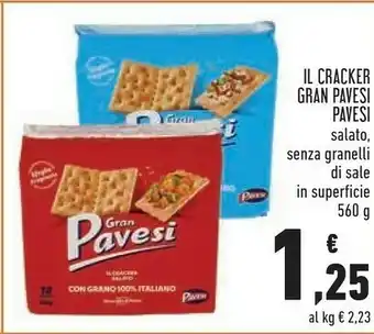 Conad Superstore Pavesi Gran Crackers A Ridotto Contenuto Di Grassi 560 G(ml) offerta