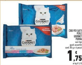 Conad Purina Cibo Per Gatti Perle Gourmet offerta
