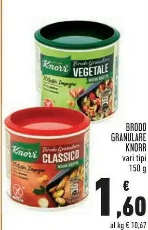 Conad Superstore Knorr Brodo Granulare Classico 150 G(ml) offerta