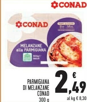 Conad Conad Parmigiana Di Melanzane offerta