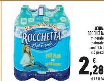 Conad Rocchetta Rocchetta - Acqua Minerale Naturale Brio Blu offerta
