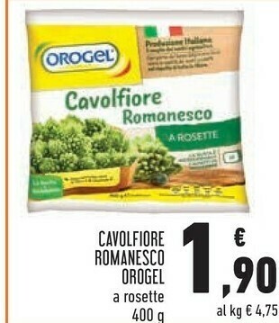 Conad Orogel Cavolfiore Romanesco A Rosetto offerta