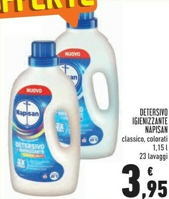 Conad Napisan Detersivo Igienizzante Classico / Colorati offerta