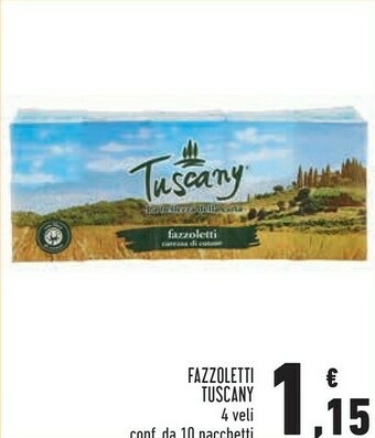 Conad Tuscany Fazzoletti offerta