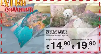 Conad Completo Letto La Belle Maison offerta