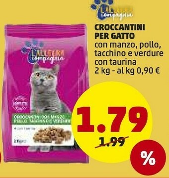 PENNY Croccantini Per Gatto offerta