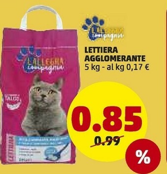 PENNY Lettiera Agglomerante offerta