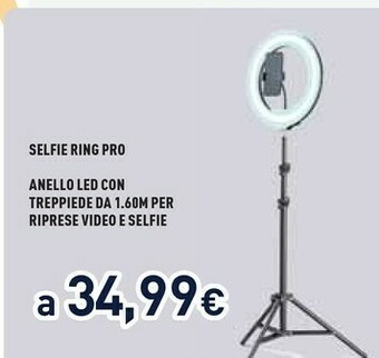 Unieuro Cellularline Selfie Ring Pro offerta