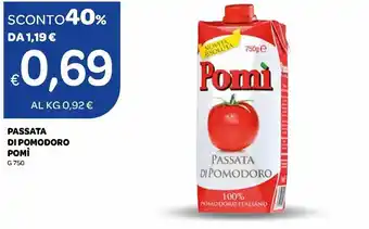 Ekom Pomì Passata di Pomodoro 750 g offerta