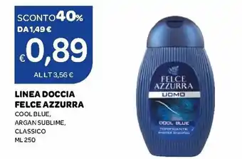 Ekom Felce Azzurra Linea Doccia Cool Blue, Argan Sublime, Classico 250 ml offerta